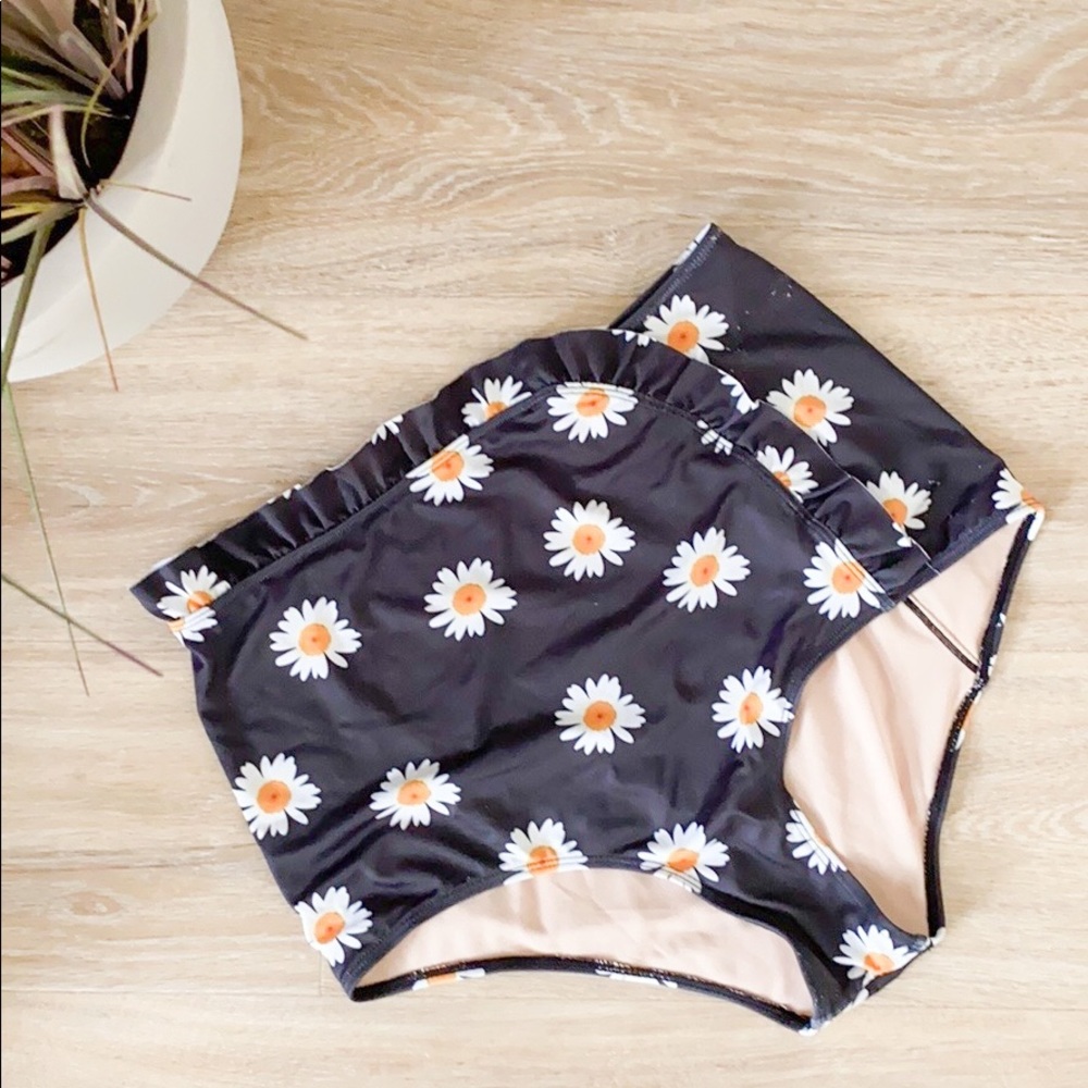 Kortni Jeane high rise swim bottom
